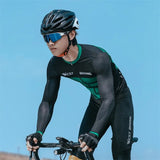 WEST BIKING Men Road Bike Jerseys Long Sleeve Cycling Shirt Spring Autumn MTB Jerseys Triathlon Breathable Tops With Pockets