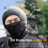 WEST BIKING Men's Cycling Caps Summer Motorcycle Balaclava UV Protection Anti-slip Hiking Full Face Mask Cooling Sport Gear