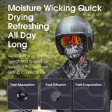 WEST BIKING Motorcycle 3D Skull Balaclava Summer UV Protection Cycing Caps For Men MTB Road Bike Hat Cooling Sport Gear