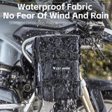 WEST BIKING Motorcycle Bag Waterproof Expandable 5L Bumper Bags Travel Motorcross Luggage Frame Side Bag Men's Shoulder Bag