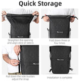 WEST BIKING Multifunctional Bike Pannier Bag 17-29L Expandable Cycling Backpack Bike Cargo Carrier Quick Release Rear Side Bag