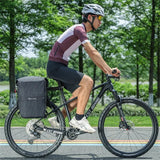WEST BIKING Multifunctional Bike Pannier Bag 17-29L Expandable Cycling Backpack Bike Cargo Carrier Quick Release Rear Side Bag