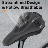 WEST BIKING Non-Slip Bike Seat Cover Comfortable MTB Road Bike Saddle Cover Waterproof Leather Gel Memory Foam Seat Cushion