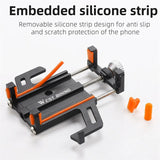 WEST BIKING Phone Holder Motorcycle Electric Scooter Cellphone Stand Aluminum Alloy CNC Smart Phone Bracket Bicycle Accessories