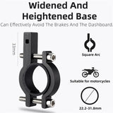 WEST BIKING Phone Holder Motorcycle Electric Scooter Cellphone Stand Aluminum Alloy CNC Smart Phone Bracket Bicycle Accessories