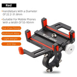 WEST BIKING Phone Holder Motorcycle Electric Scooter Cellphone Stand Aluminum Alloy CNC Smart Phone Bracket Bicycle Accessories