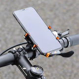 WEST BIKING Phone Holder Motorcycle Electric Scooter Cellphone Stand Aluminum Alloy CNC Smart Phone Bracket Bicycle Accessories