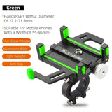 WEST BIKING Phone Holder Motorcycle Electric Scooter Cellphone Stand Aluminum Alloy CNC Smart Phone Bracket Bicycle Accessories