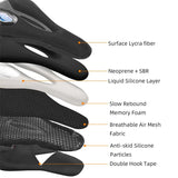 WEST BIKING Saddle Cover with Safety Taillights Comfortable Gel Memory Foam Cycling Seat Cover Bicycle Cushion With Rain Cover