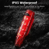 WEST BIKING Smart Bicycle Taillight Brake Sensor Laser LED Rear Light IPX5 Waterproof Flash Light Rechargeable Cycle Accessories