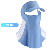 WEST BIKING Spring Summer Outdoor Cycling Sun Hat With Mesh Mask Neck Sun Protection Hiking Fishing Golf Cap Cooling Sport Gear