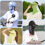 WEST BIKING Spring Summer Outdoor Cycling Sun Hat With Mesh Mask Neck Sun Protection Hiking Fishing Golf Cap Cooling Sport Gear