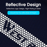 WEST BIKING Summer Balaclava For Men Cycling Caps With Visor Full Face UV Protection Mesh Mask Reflective Cooling Sport Gear