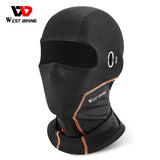 WEST BIKING Summer Cycling Caps For Men Full Face UV Protection Motorcycle Hood Fishing Running Balaclava Cooling Sport Gear