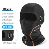 WEST BIKING Summer Cycling Caps For Men Full Face UV Protection Motorcycle Hood Fishing Running Balaclava Cooling Sport Gear