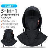 WEST BIKING Summer Full Face UV Protection Motorcycle Cycling Hood Ice Silk Balaclava Mask Hiking Fishing Hat Cooling Sport Gear