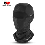 WEST BIKING Summer Outdoor Cycling Balaclava Full Face Sun Protection Mask MTB Motorcycle Ice Silk Caps UPF 50+ Cooling Sport Ge