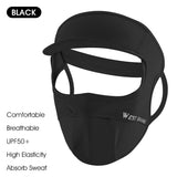 WEST BIKING Summer Outdoor Sunproof Mask With Sun Visor Women Cycling Hiking Running Sun Hat Reusable Ice Silk Breathable Mask