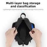 WEST BIKING Waterproof Bicycle Front Frame Bag Reflective Logo MTB Top Tube Bag Multi-Layer Storage Cycling Bag Bike Accessories