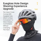 WEST BIKING Winter Fleece Balaclava Snowboard Cycling Full Face Cap For Men Windproof Warm Helmet Inner Cap Thermal Sport Gear