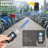 WEST BIKING Wireless Bicycle Safety Alarm Remote Search Locking Scooter Motorcycle E-Bike Waterproof Anti theft Vibration Alarms