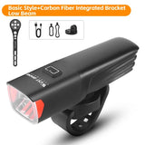 WEST BIKING Wireless Remote Control Headlights 1000 Lumens High/Low Beam Bicycle Front Light Detachable Reversible Lamp Head