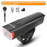 WEST BIKING Wireless Remote Control Headlights 1000 Lumens High/Low Beam Bicycle Front Light Detachable Reversible Lamp Head