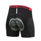 WOSAWE Men's Cycling Shorts Breathable Mesh Breathable Gel Pad Shockproof MTB Bike Shorts Dropshipping Bicycle Underwear