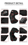 WOSAWE Thickened Anti-shock Anti-fall Elbow Knee Pad Universal Motorcycle Protective Kneepad For Men And Women Leg Armor Knee