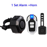 WSDCAM Bike Alarm Wireless Waterproof Bicycle Vibration Alarm USB Charging Remote Control Motorcycle Alarm Security Protection