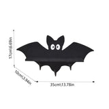 Wall Key Organizer Cartoon Wooden Entryway Hooks Home Décor Accents Shelf With Bat Shape For Living Room Bedroom Entrance Hall