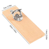 Wall Mounted Magnetic Beer Bottle Opener Stainless Steel Wine Opener Bar Tool Kitchen Gadgets Christmas Gift
