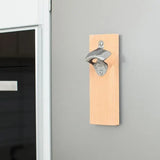 Wall Mounted Magnetic Beer Bottle Opener Stainless Steel Wine Opener Bar Tool Kitchen Gadgets Christmas Gift