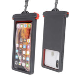 Waterproof Phone Case, Universal Sealing IPX8 Underwater Phone Protective Case, Hard Shell Diving and Swimming Phone Drying Bag
