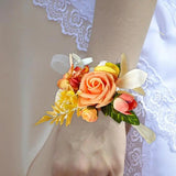 Wedding Bridal Wrist Flower Bridal Bridesmaid Wrist Flower Corsages Bridesmaid Wrist Flower Corsage Hand Flower Decor For