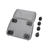 Wheeled Cat Carrier Prime Double Layer for 2 Cats Small Dogs Breathable Comfort Removable Rolling Wheels Trolley Cat Dog Travel