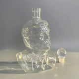 Whisky Decanter Bottle Liquor Bottles 750ml Trump Whiskey Glass Decanter With Stopper Funny Glass Bottles For Pouring Whiskey