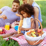 Wicker Basket Picnic Rattan Wicker Basket Garden Harvest Rattan Fruit Basket Storage Basket For Fruit Clothes Food Candy Toys