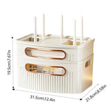 Wifi Router Hider Router Cover Decorative Box Reusable WiFi Modem Shelf WiFi Router Storage Box For Bedroom Router Sockets Wires