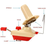 Winding Machine Tabletop String Winder With Low Noise Crochet Accessories For Mitten Crochet Toys Knitted Crafts Hats Scarves