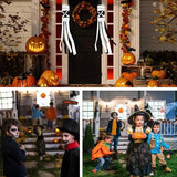 Windpipe Flag Scary Ghost Windsock For Garden Party Flag Decoration For Halloween For Lawn Restaurants Hotels Cafes Courtyard