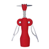 Wing Corkscrews Sturdy Wine Corkscrew Opener With Anti-Slip Handle Rotating Operation Bottle Openers For Winery Banquets Home