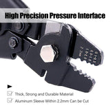 Wire Rope Crimping Tool Wire Rope Swager Crimpers Fishing Plier with Crimp Sleeves Kit