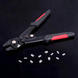 Wire Rope Crimping Tool Wire Rope Swager Crimpers Fishing Plier with Crimp Sleeves Kit