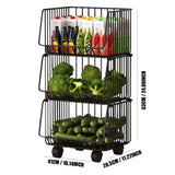 Wire Storage Baskets Fruit Vegetable Basket For Kitchen Kitchen Organization And Storage Metal Wire Storage Basket Organizer
