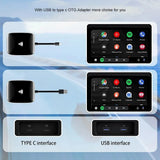 Wired to Wireless CarPlay AI Box Car Smart Convert Mini Dongle Wifi Netflix Youtube For Audi Toyota Audi VW Golf Mercedes Subaru