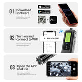 Wireless Endoscope 1080P Single & Dual Lens WiFi Borescope Inspection Camera Waterproof Snake Camera Pipe Drain Ven For Android