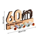 Wooden Birthday Money Holder Unique Adult Gift 5 Holes Money Holder Gifts For Cash Wooden Money Holders For Birthday