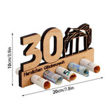 Wooden Birthday Money Holder Unique Adult Gift 5 Holes Money Holder Gifts For Cash Wooden Money Holders For Birthday