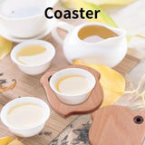 Wooden Coasters For Drinks Cartoon Animal Shape Unfinished Slices Christmas Ornaments Rustic Wedding Decorations DIY Kids Arts